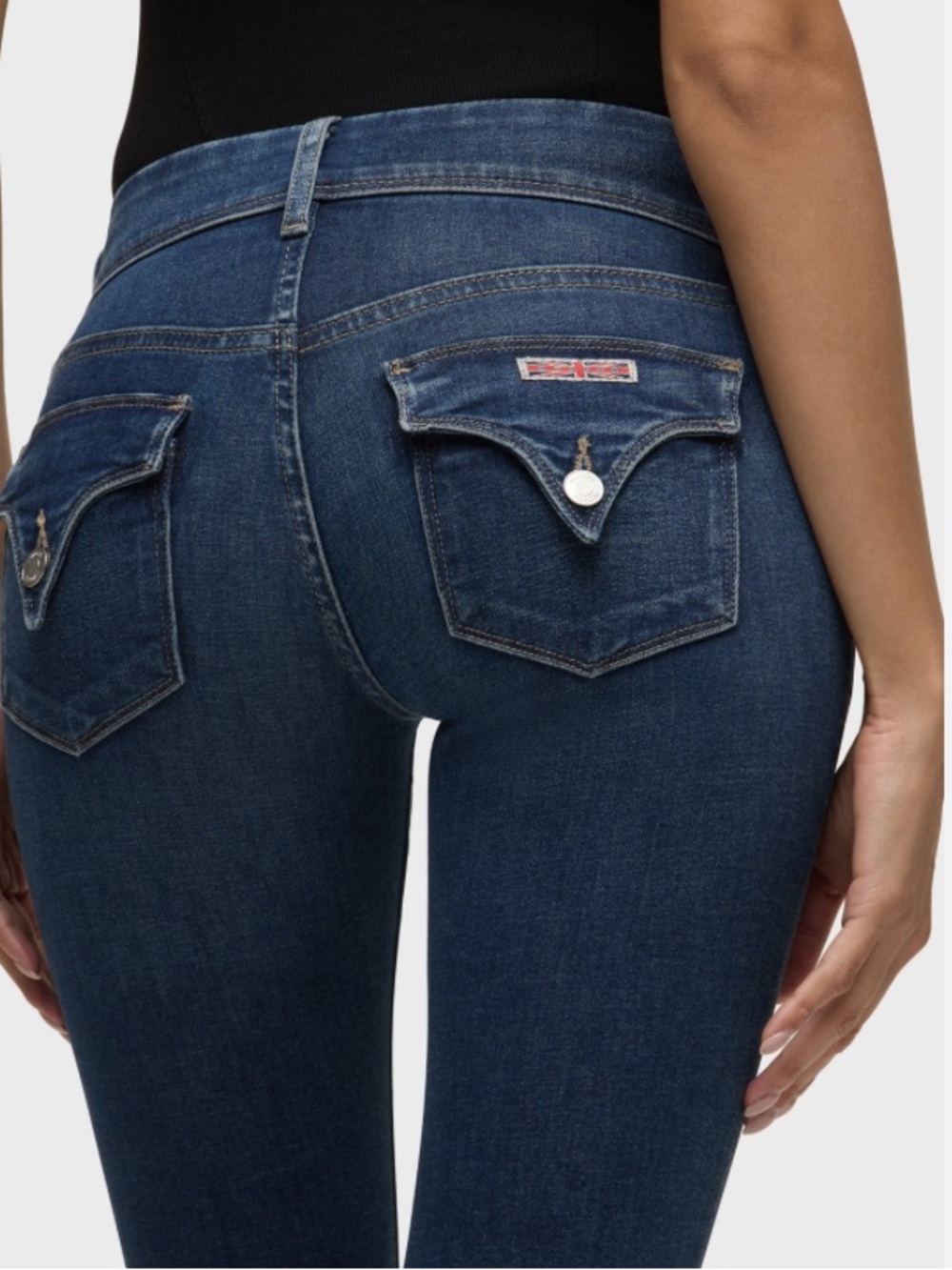 Hudson Jeans Straight Leg Dark Blue Women's Jeans